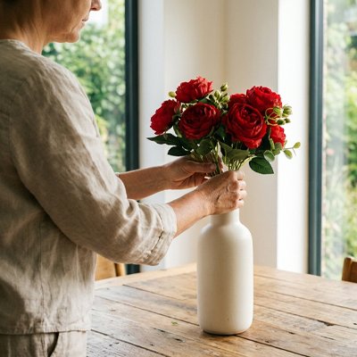 Bouquet de fleurs artificielles 