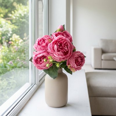 Bouquet de fleurs artificielles 