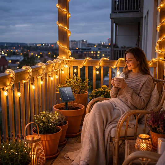 Guirlande lumineuse exterieur solaire | LumiCorde™️