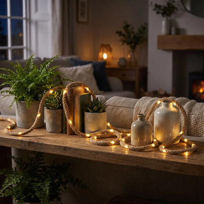 Guirlande lumineuse exterieur solaire | LumiCorde™️
