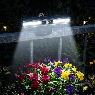 lampe exterieure solaire detecteur de mouvement pince fleurs