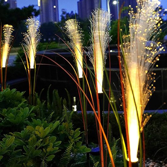Lampes solaires pour le jardin style feu follet ville