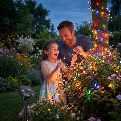 Guirlande solaire extérieur | LumiFées™️